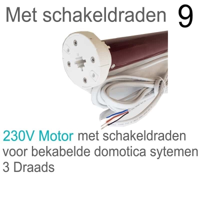 Brel Motor met schakeldraden